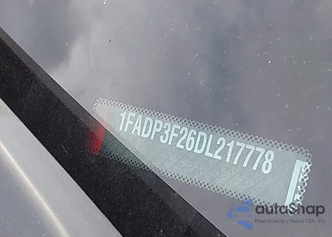 2013 Ford Focus Se из США, поврежденный, VIN 1FADP3F26DL217778